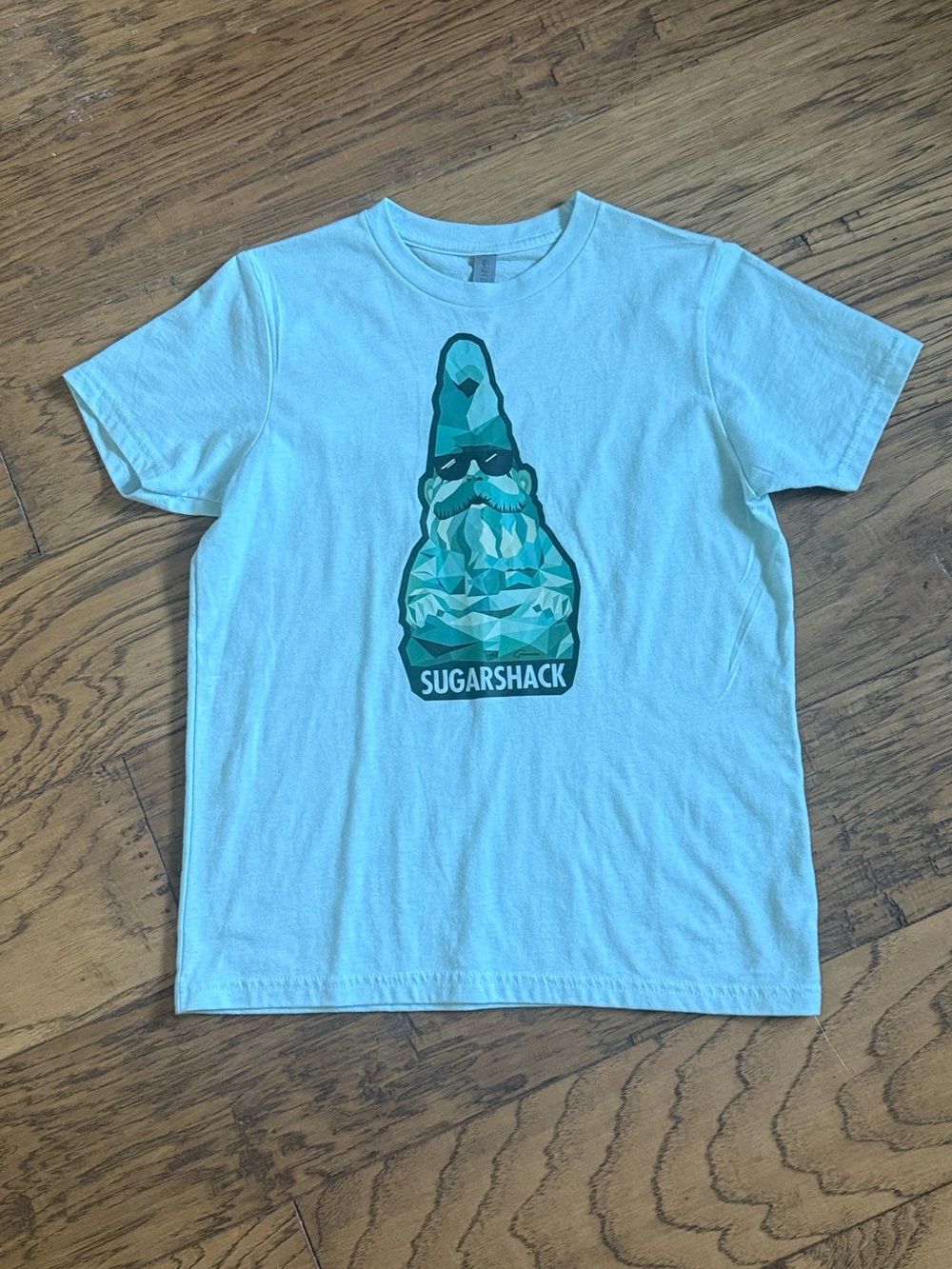 Sugarshack Gnome Kids' Light Blue Graphic Tee Top NEW